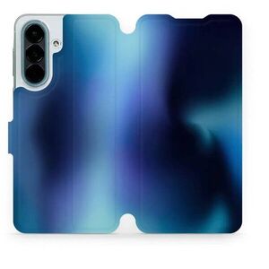 Mobiwear Flip pouzdro pro Samsung Galaxy A27 - VP68S modrý odstín kép