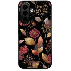 Mobiwear Glossy Samsung Galaxy A27 fényes tok - G171G, aranyszínű levelek kép