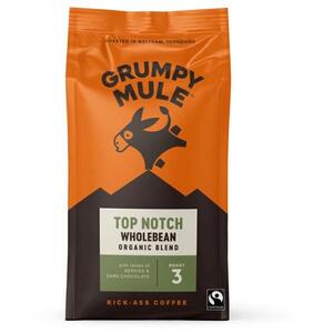Grumpy Mule BIO Top Notch, szemes, Arabica, 200 g kép
