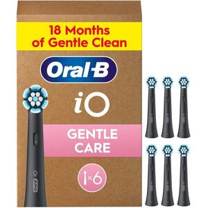 Oral-B iO Gentle Care Black kerek pótfej, 6 db kép