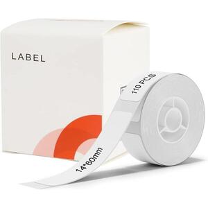 Niimbot D11/D110 RP címke, 14×60 mm, 110 db, fehér kép