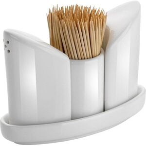 HENDI Fűszertartó készlet, 3 részes, porcelán kép