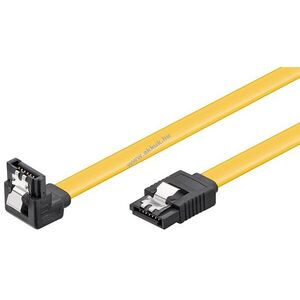 Goobay PC adatkábel 90° clip SATA L-típus - SATA L-típus 6Gbit/s 0, 1m kép