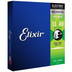 Elixir 19102 Optiweb Nickel 11-49 Medium kép