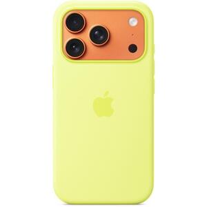 iPhone 17 Pro MagSafe Silicone Case neon yellow (MGFF4ZM/A) kép
