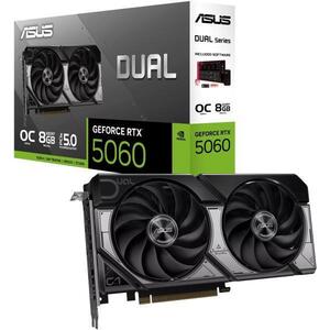 GeForce RTX 5060 Dual Advanced OC 8GB GDDR7 (DUAL-RTX5060-O8G-A/90YV0PS0-M0NA00) kép