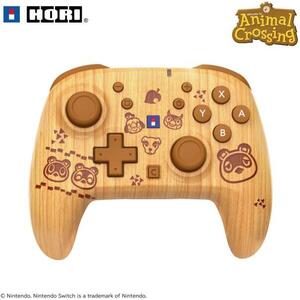 Horipad Turbo Nintendo Switch Animal Crossing Wood Brown (HRSS0109) kép