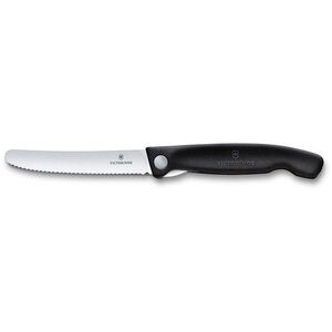 Victorinox összecsukható Swiss Classic, hullámos, fekete kép