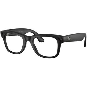Meta RAY-BAN Meta Wayfarer (Large) Smart Glasses - Matte Black, Transitions Graphite Green kép
