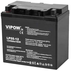 Vipow BAT0223 zselés tölthető elem 12 V/55 Ah kép