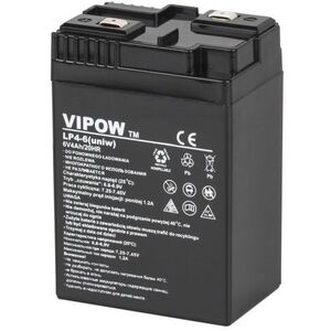 Vipow BAT0204 zselés akkumulátor 6 V, 4 Ah kép