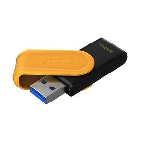 Kingston DataTraveler Exodia S 512 GB USB A 3.2 Gen 1 Fekete, Sár... kép