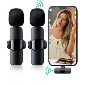 Apexel 2 Pack Wireless Lavillar Microphone (Lighting interface) kép