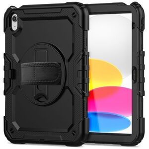 Epico outdoor tok Apple iPad 10, 9" (2022) készülékhez tartóval és védőfóliával - fekete kép