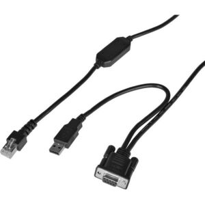 RS-232 kábel Virtuos HT-851A olvasóhoz, fekete színű kép
