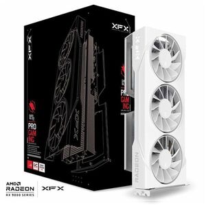 XFX Swift AMD Radeon RX 9060 XT OC White 16G Triple Fan kép