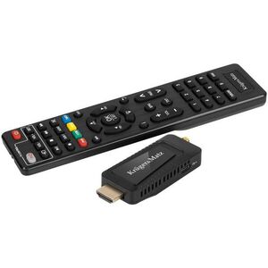 Kruger&Matz KM9998 DVB‑T2 tuner, HEVC/H.265, HDMI‑s, mini kép