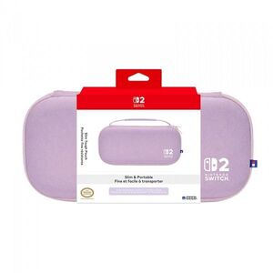 Hori Slim Tough Pouch Nintendo Switch 2 levendulalila tok kép
