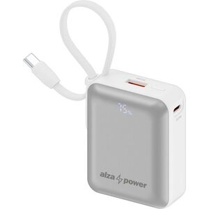 AlzaPower Urban 10000mAh Power Delivery (22, 5W) ezüst kép