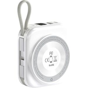 Choetech 10000mAh LED display Dual Type-c Cable Out power bank for Mobile and Apple watch-Silver kép