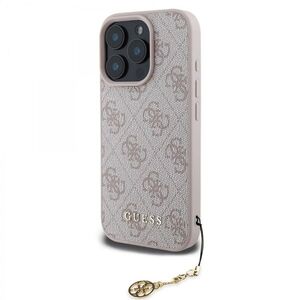 Guess 4G Charm iPhone 16 Pro tok - Tone on Tone Pink kép