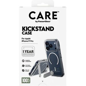 PanzerGlass CARE Apple iPhone 17 Pro Kickstand MagSafe ezüst/fehér tok kép
