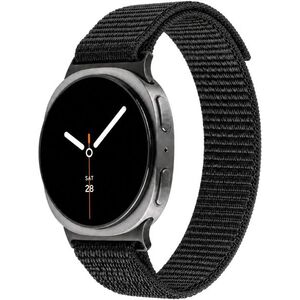 FIXED Nylon Sporty Strap Samsung Galaxy Watch8/Watch9 - fekete kép