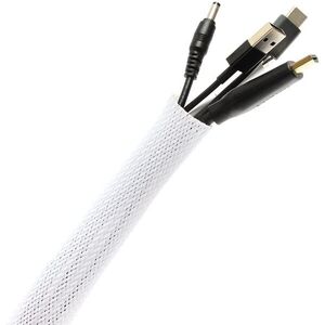 AlzaPower Velcrostrap+ Cable Tube 2m fehér kép