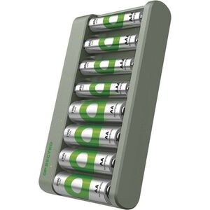 GP Eco E821 + 4× AA 2100 + 4× AAA 850 kép