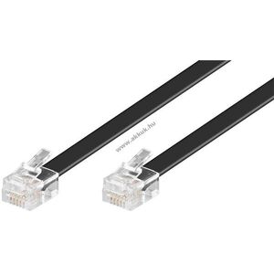 Goobay RJ12 moduláris telefonkábel CCA 6P6C-6P6C 10m kép