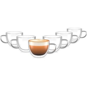 Siguro Capuccino duplafalú üvegpohár, 280 ml, 6 db kép