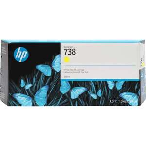 HP 738 676M8A Eredeti Tintapatron Sárga kép