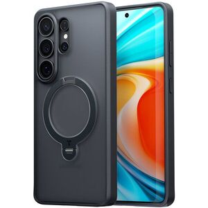 Torras Ostand Q3 Spin Obsidian Black Samsung Galaxy S26 Ultra tok kép