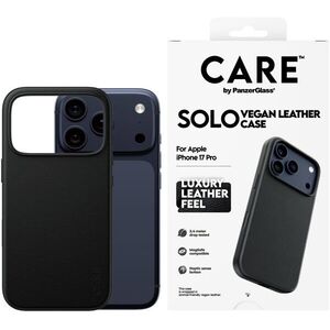 PanzerGlass CARE Apple iPhone 17 Pro SOLO MagSafe fekete vegánbőr tok kép