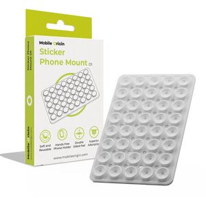Mobile Origin Sticker Phone Mount O1 Clear White kép