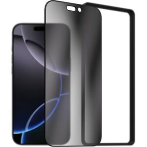 AlzaGuard FullCover Privacy Glass Protector iPhone 16 Pro Max 2.5D üvegfólia + felhelyező keret kép