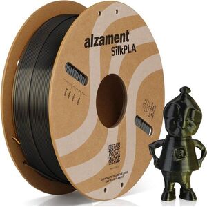 Alzament PLA Silk Dual Color 1 kg Black-Gold kép