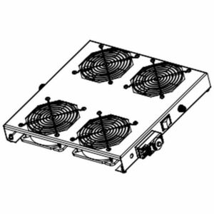 Legrand EC4V 4 ventillátoros tetőventillátor és termosztát készle... kép