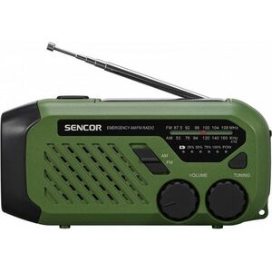 Sencor SRD 1000SCL GR Kemping Rádió, Zöld kép
