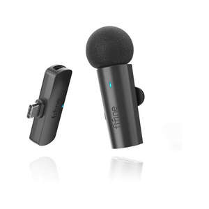 Fifine M6 Vezeték nélküli csíptetős mikrofon szett (15m hatótáv)[USB-C] kép