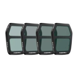 4 darabos osztott ND Freewell szűrőkészlet DJI Air 3S-hez kép