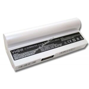 helyettesítő akku ASUS EEE PC 901 / 1000 fehér 6600mAh kép