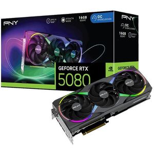 GeForce RTX 5080 Triple Fan OC 16GB GDDR7 256bit (VCG508016TFXXPB1-O) kép