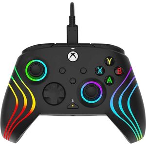 PDP Afterglow Wave Wired Controller - Black - Xbox kép