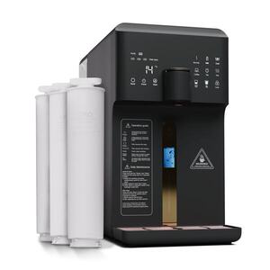 Klarstein AquaFina 6L, víztisztító, 5 fokozatú szűrés, 6 l térfogat, HD érintős kijlező, 6 vízhőmérséklet, fekete kép