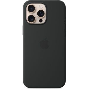 Apple iPhone 16 Pro Max MagSafe fekete szilikon tok kép