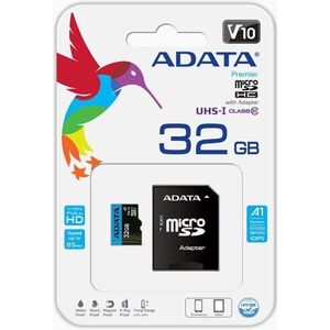 ADATA Premier MicroSDHC 32 GB UHS-I 10-es osztályú memóriakártya kép