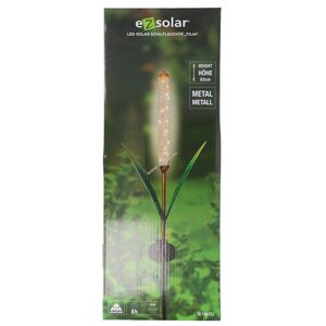 Ez solar LED napelemes nádszál lámpa alkonykapcsoló 20x melegfehér LED IP44 kép