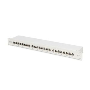 DIGITUS CAT6A Patch Panel - 24 Port - 1U - 19" kép