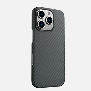 Swissten MagCarbon Pro iPhone 15 fekete tok kép